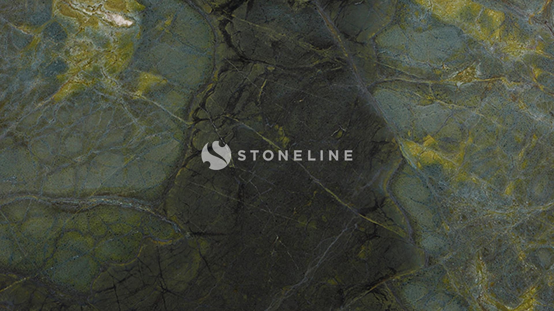Close-up of green and yellowish marble texture