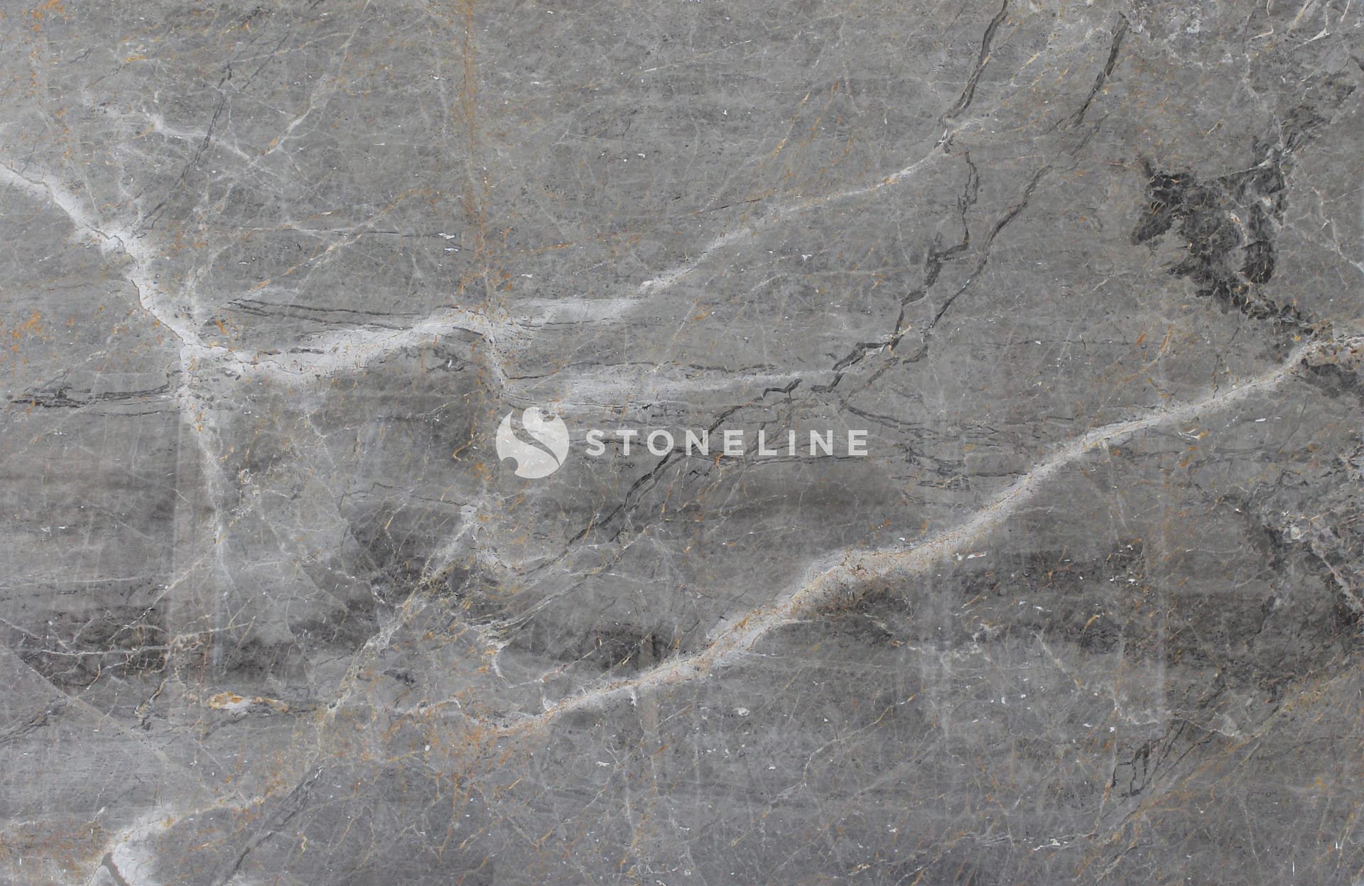 Gray marble texture with natural veining pattern.