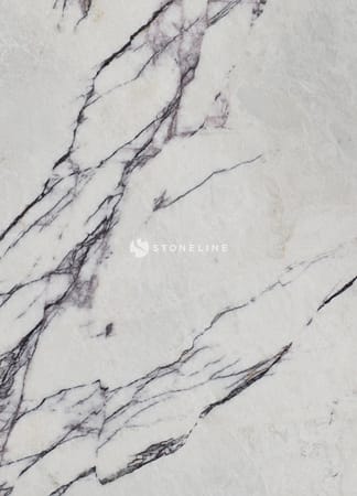 White marble with dark veining texture