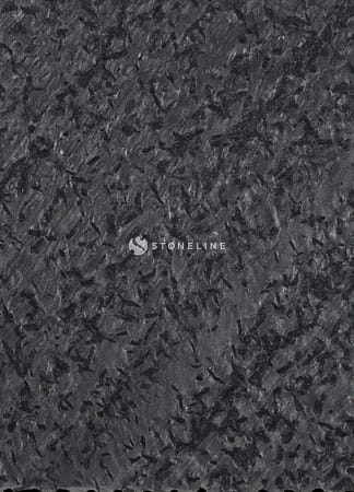 Dark, textured surface with irregular patterns.