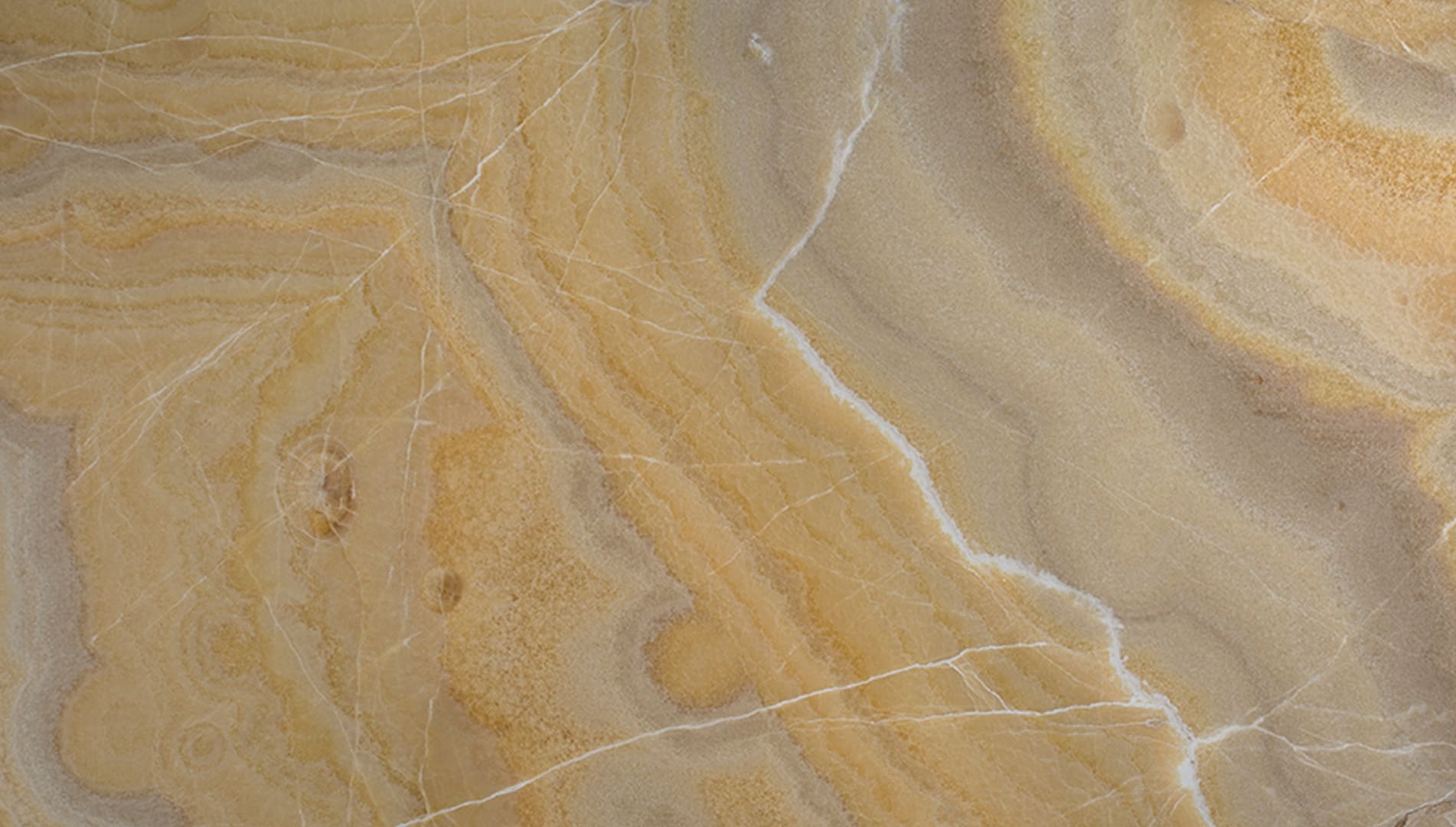 Close-up of polished marble texture with veins.