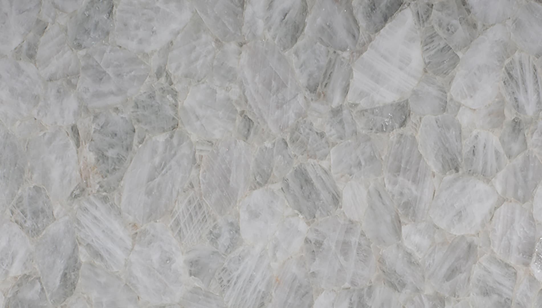 Close-up of translucent, textured stone surface