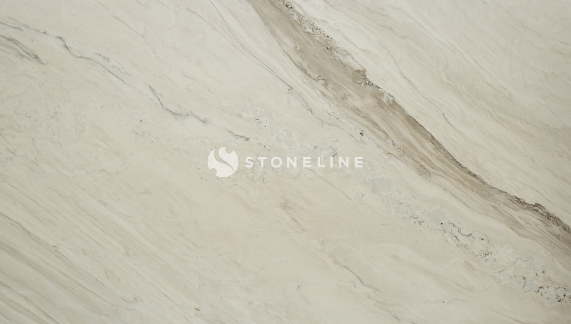 Creamy marble texture with diagonal veins