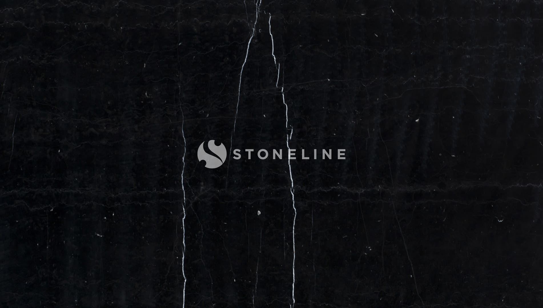 Black marble texture with white veins