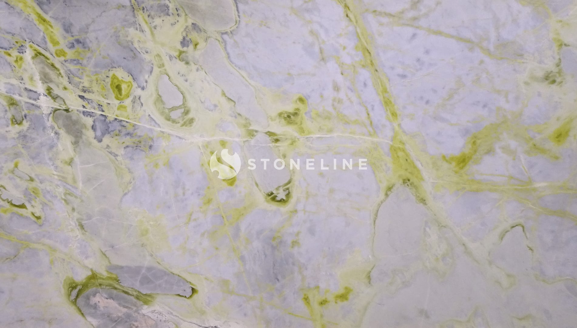 Green and white marble texture with veins