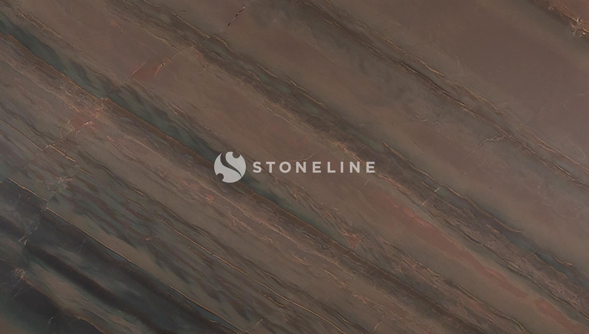 Close-up of brown and green marble texture.