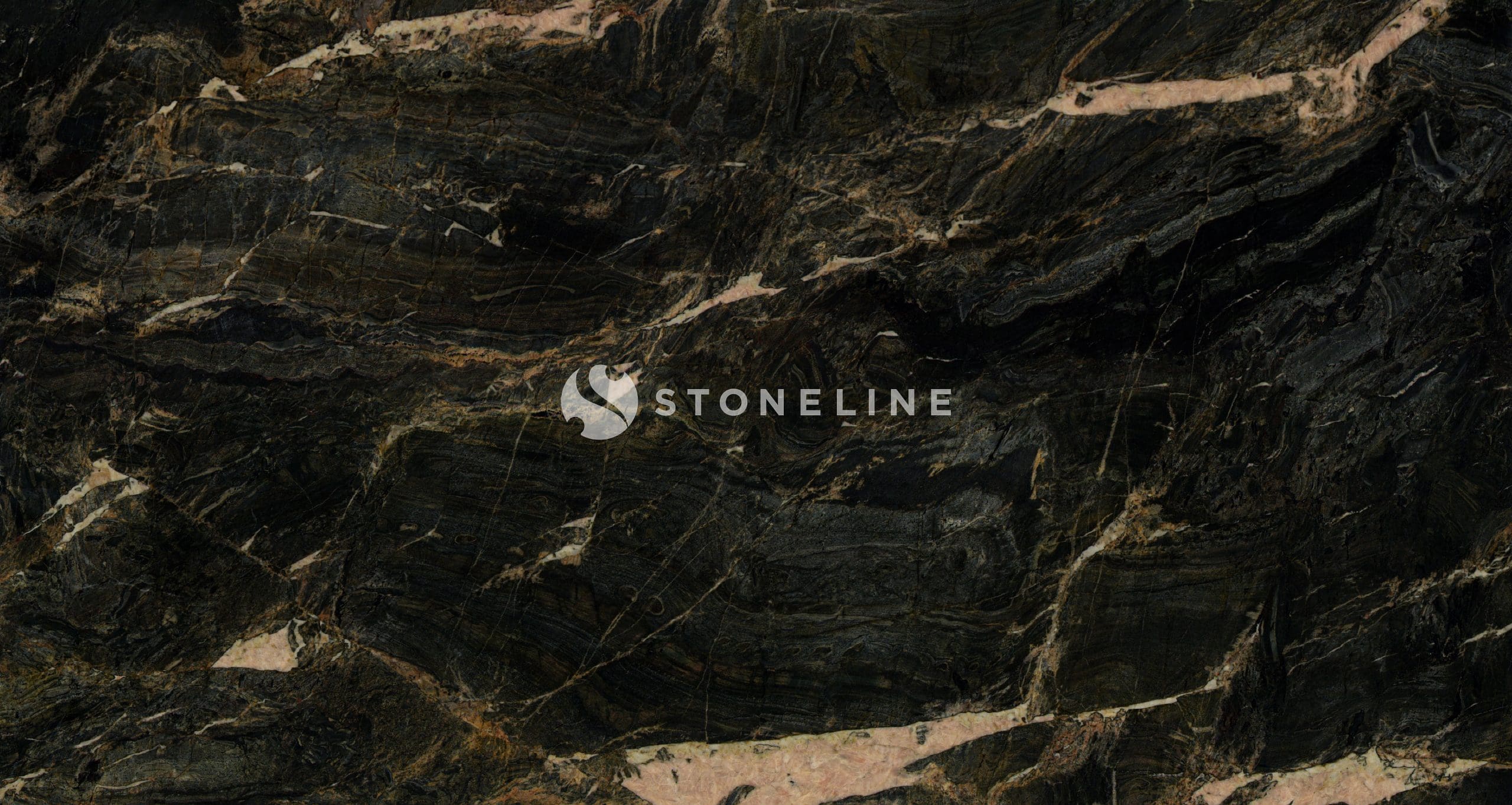 Black and brown textured marble surface