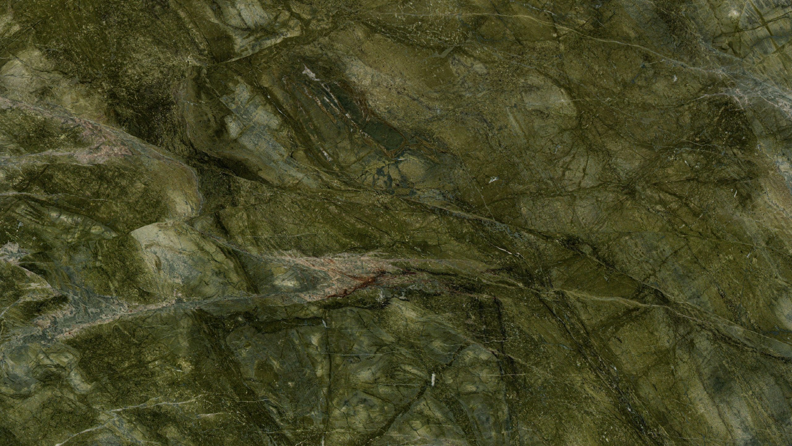 Close-up of textured green marble surface.