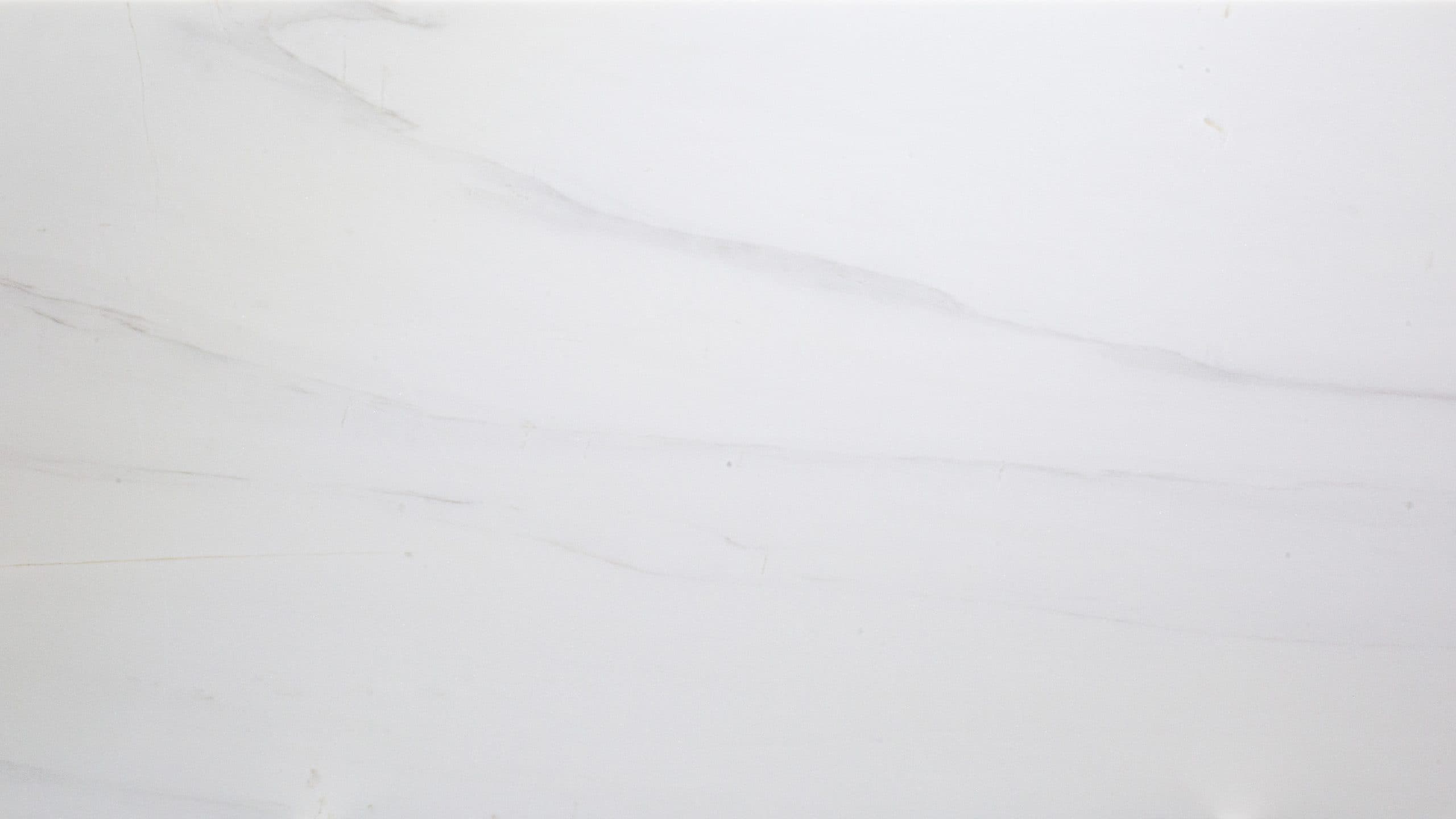 White marble surface with subtle gray veins