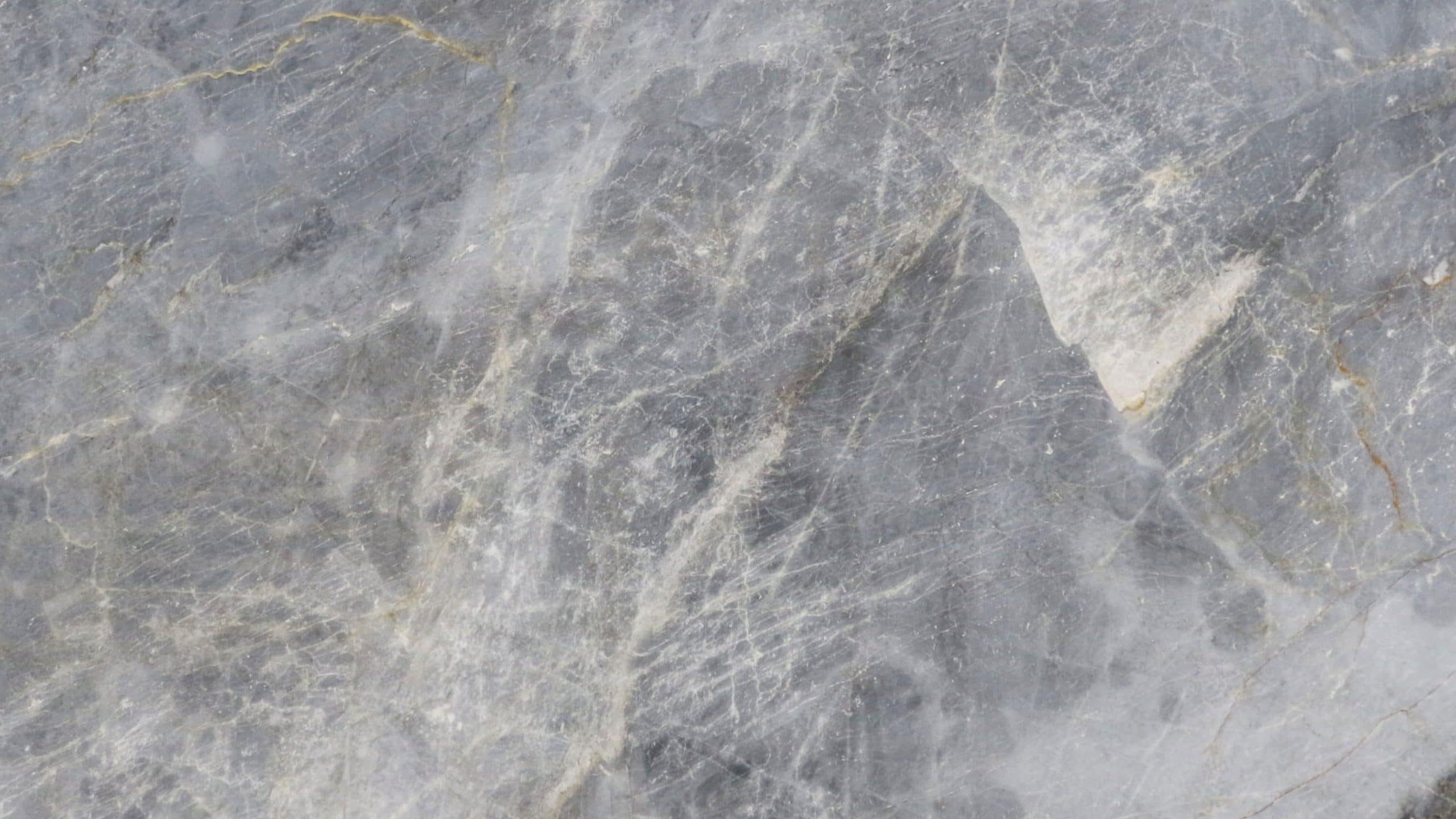 Close-up of gray marble texture with veins