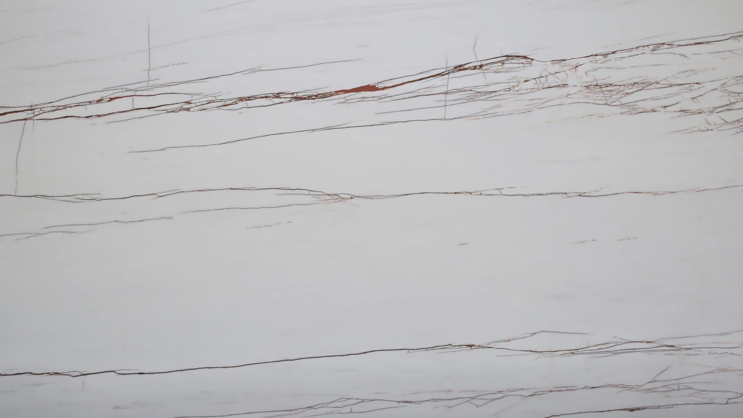 White marble texture with brown veins