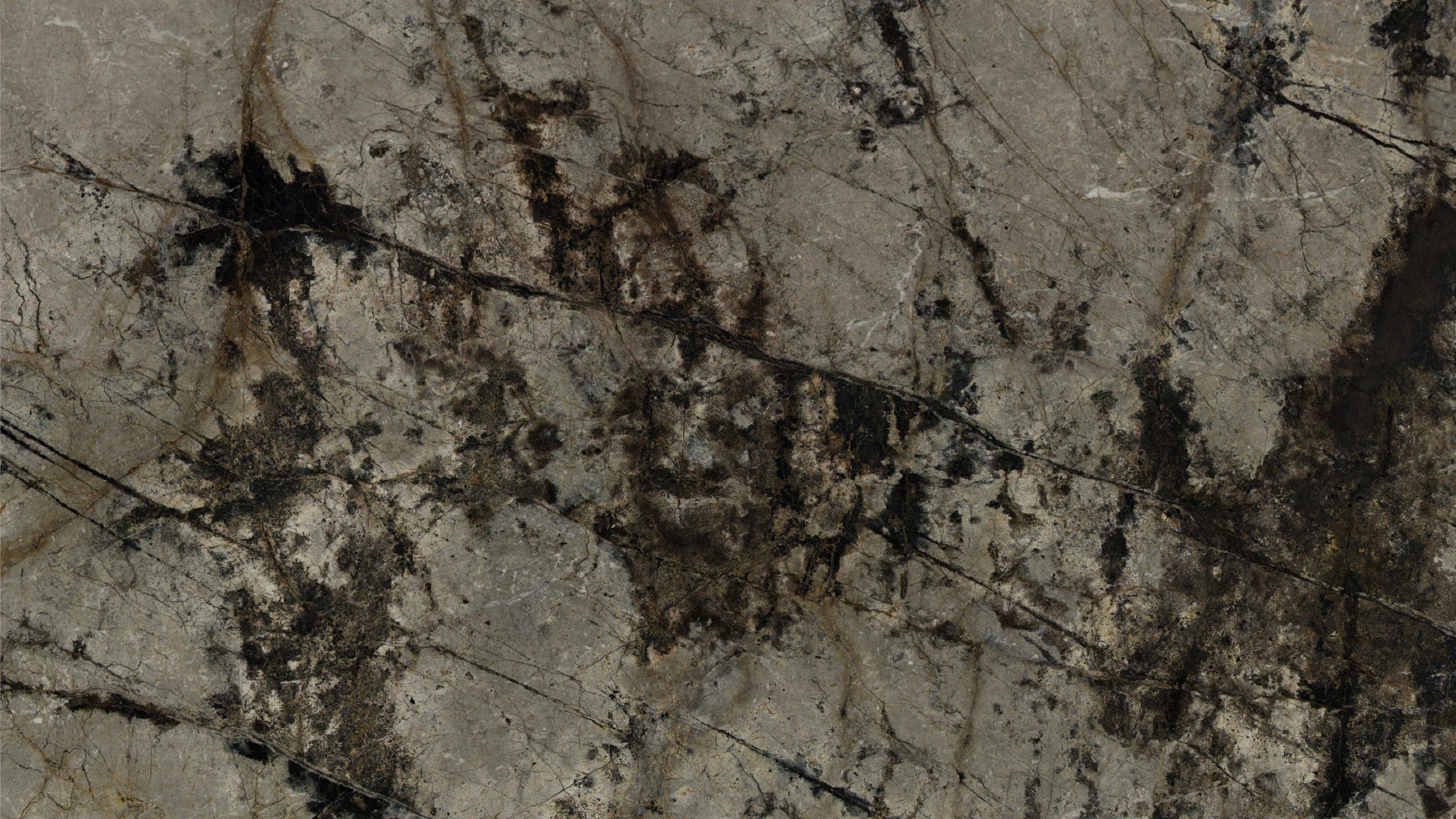 Close-up of textured, dark marble surface.