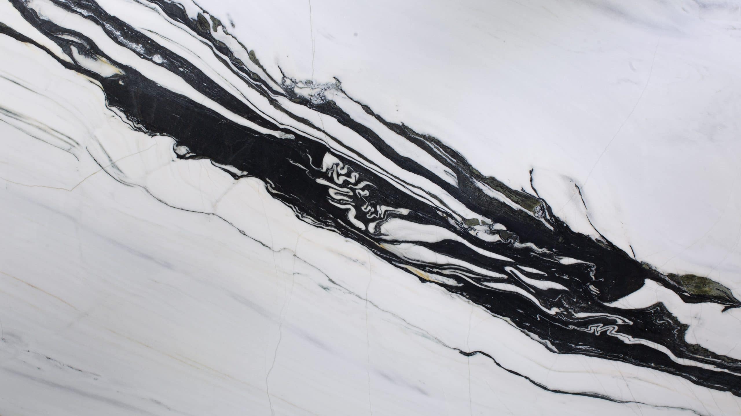 Black and white marble texture with veins