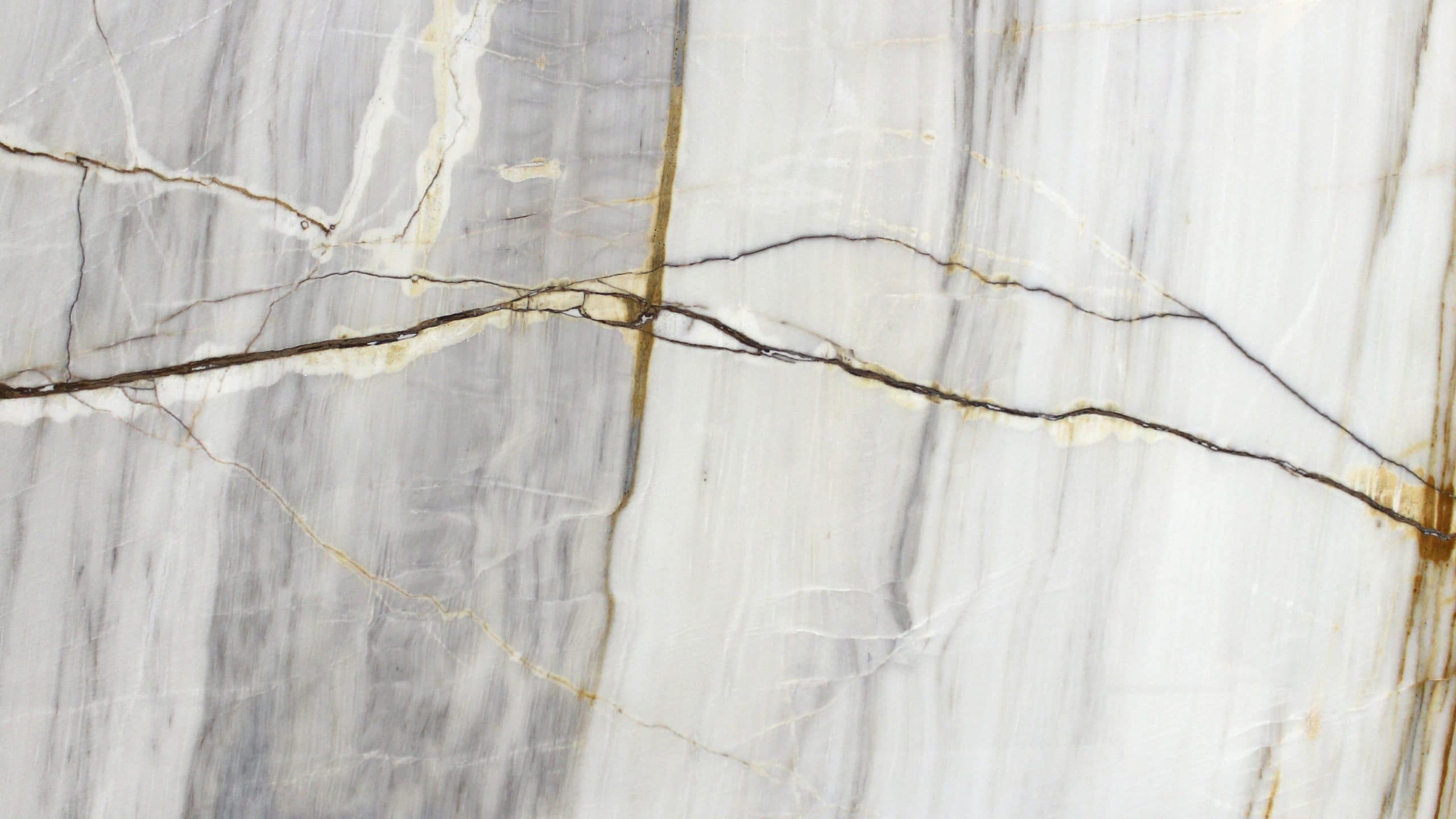 Close-up of cracked marble texture and patterns