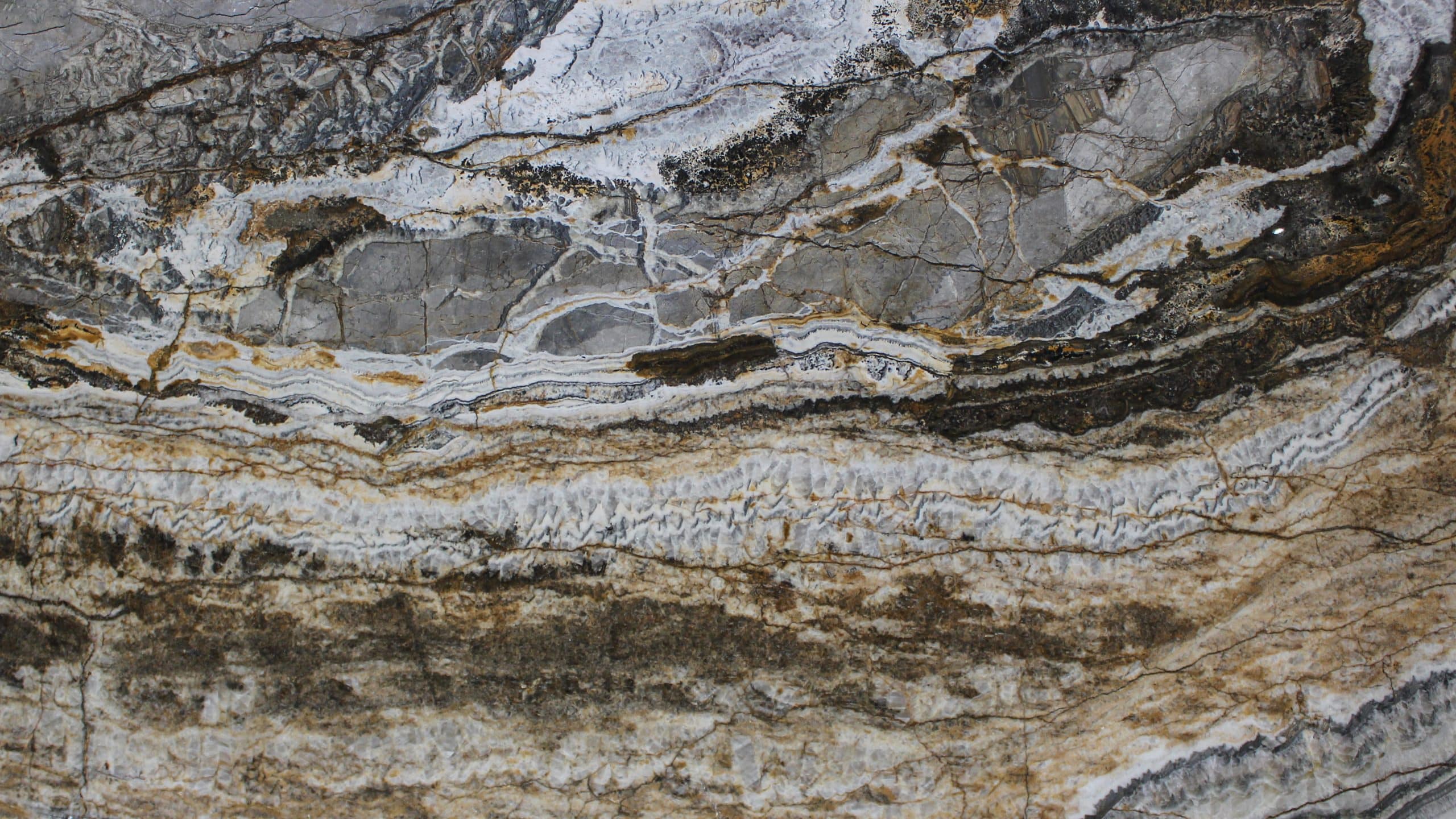 Close-up of textured marble surface with intricate patterns.