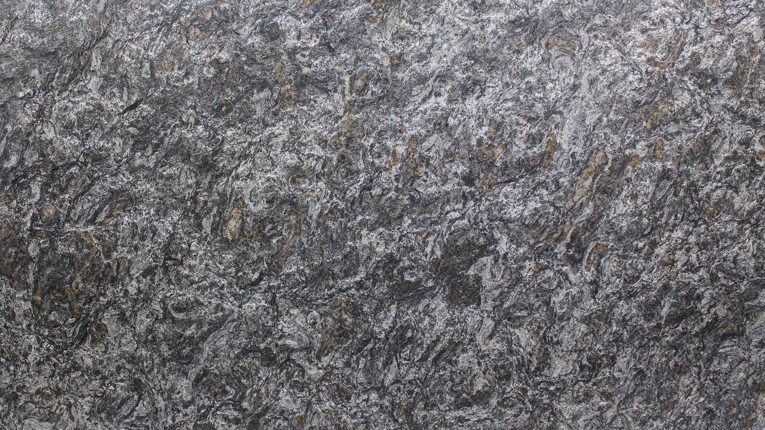 Close-up of dark gray granite texture