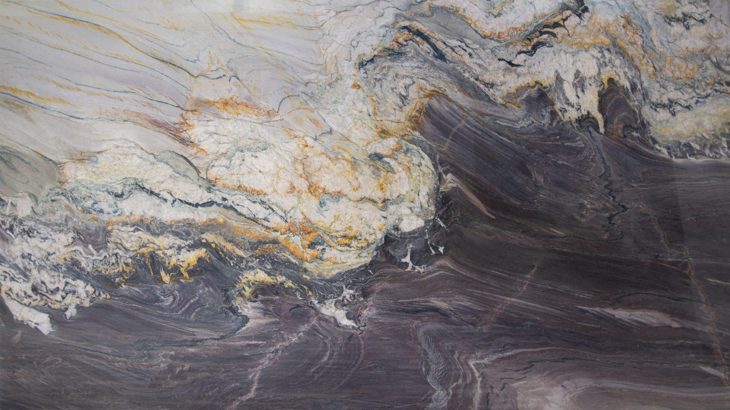 Abstract marble texture with colorful veining patterns.