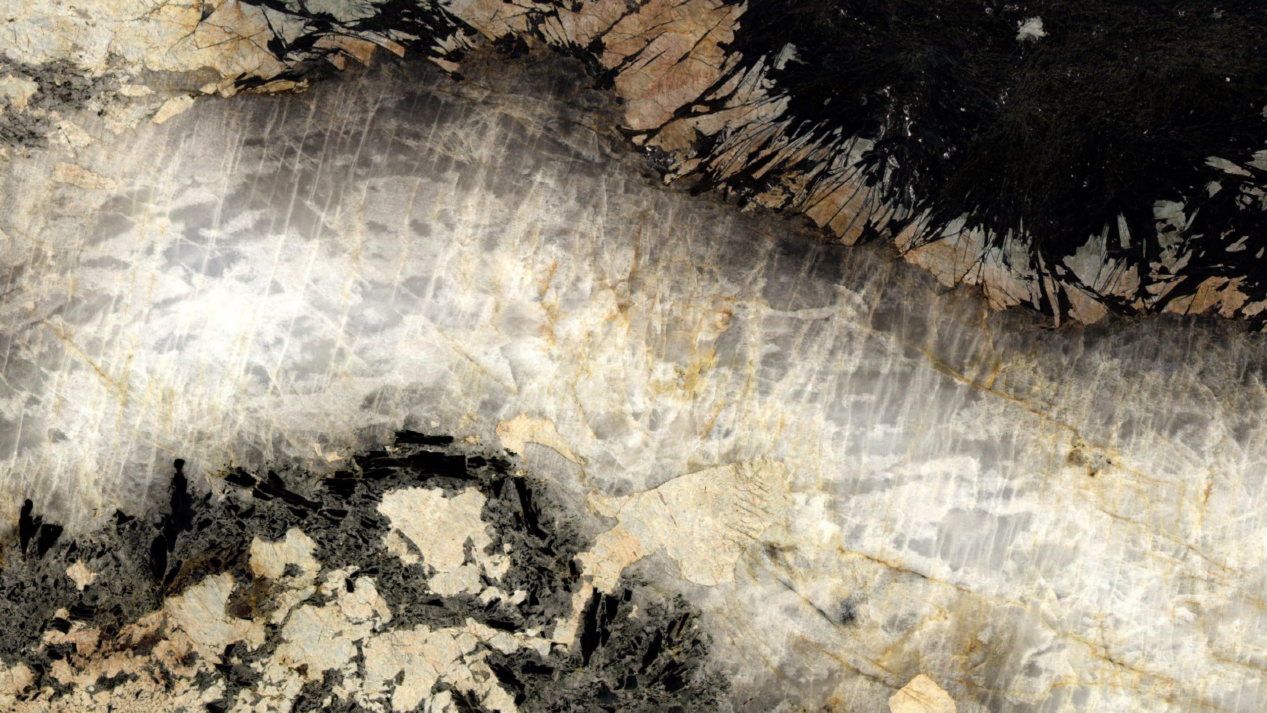 Abstract black and beige stone texture