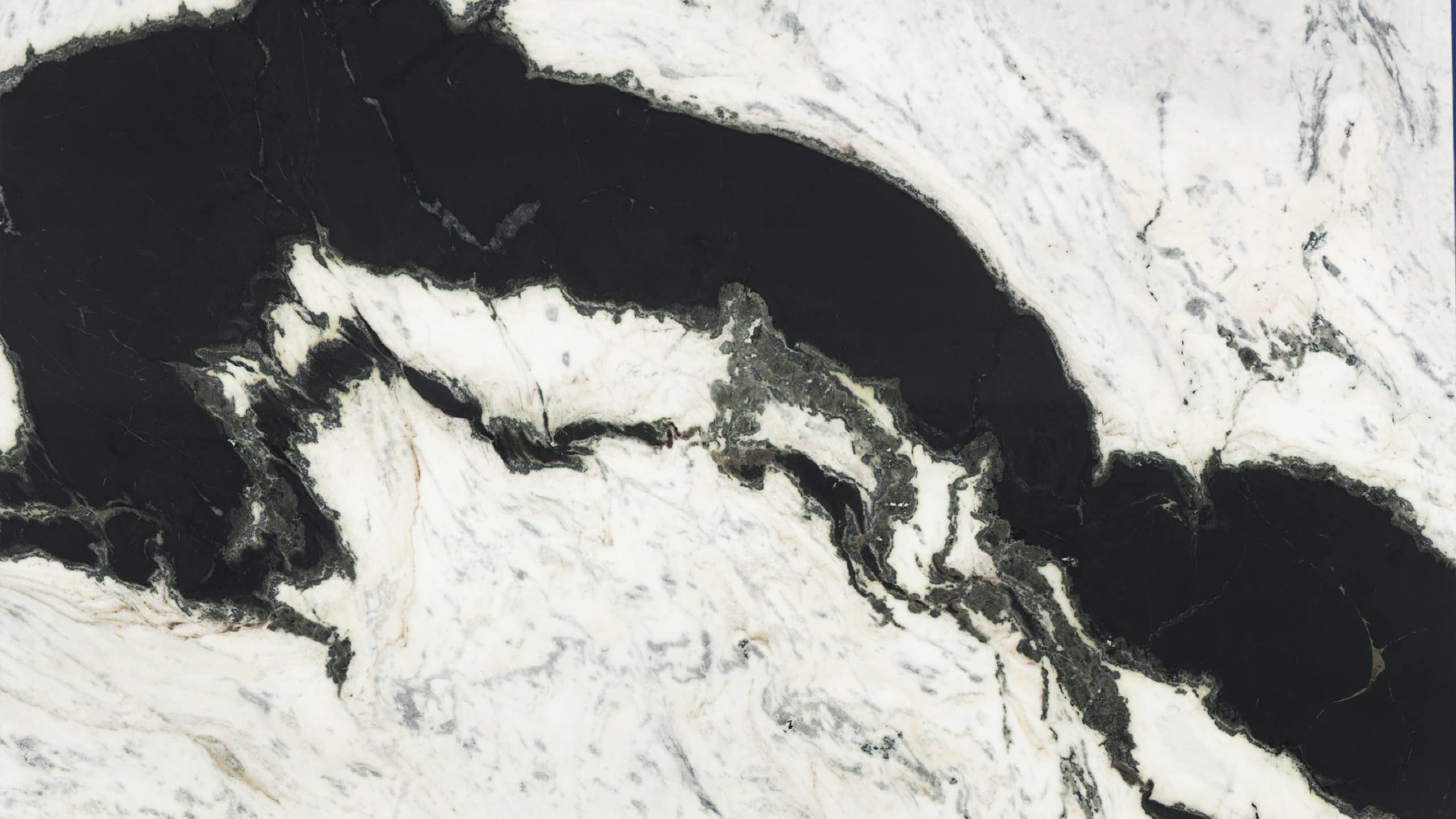 Black and white marble texture pattern