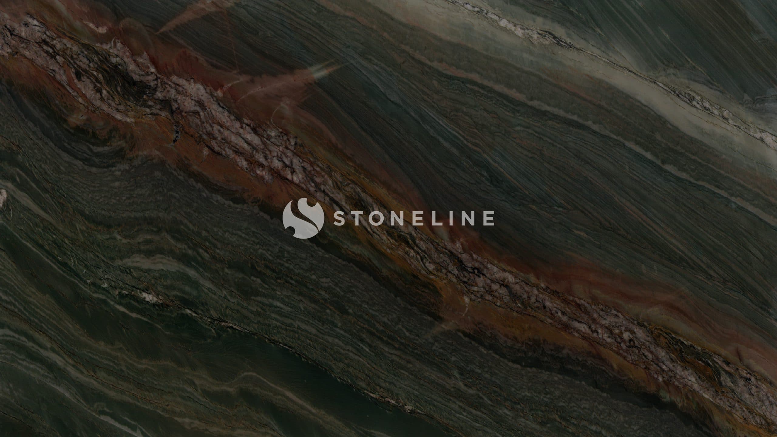 Dark green marble texture with brown veins.