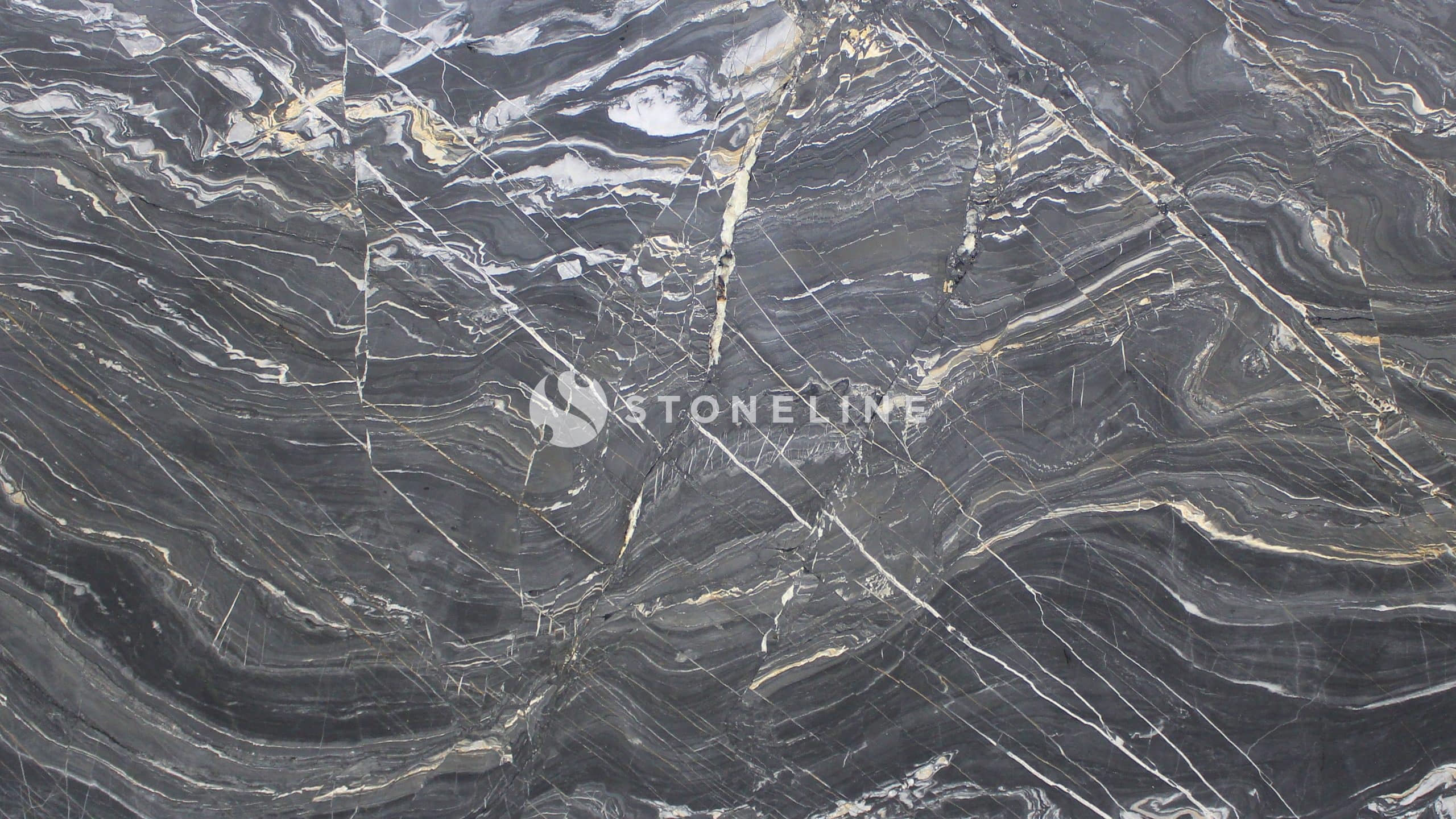 Dark marble texture with light veins