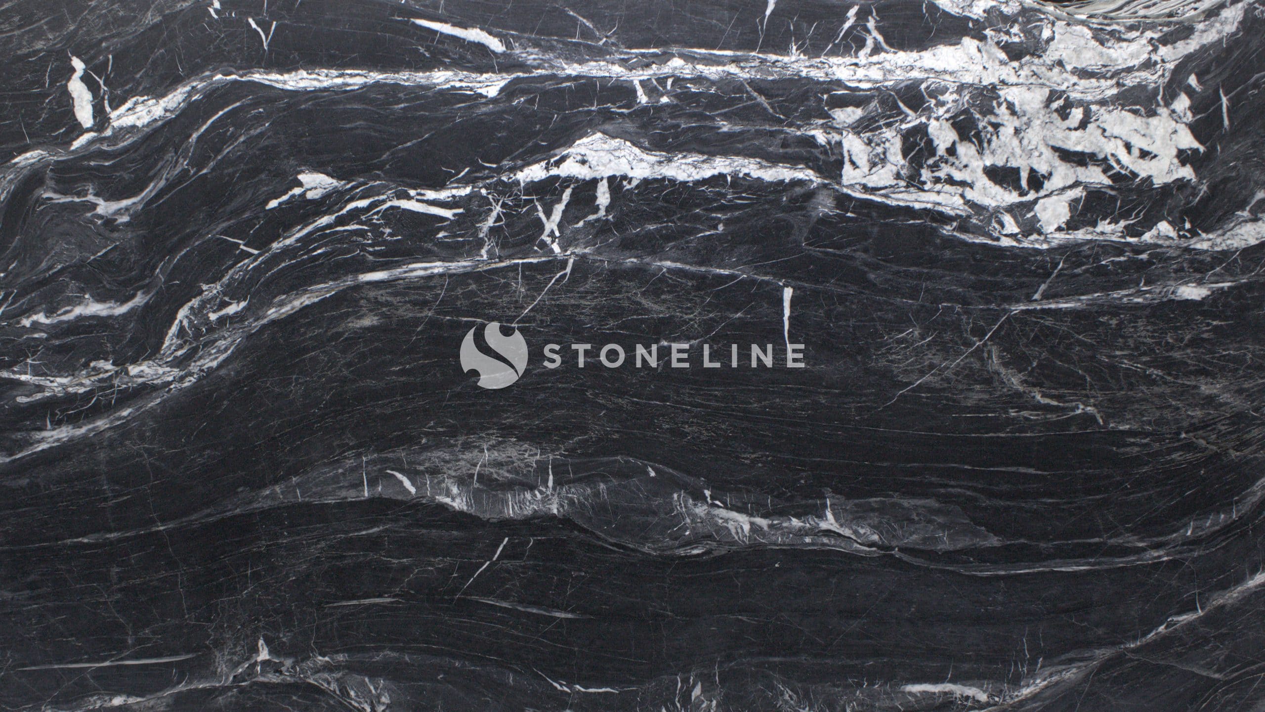 Abstract black and white marble texture surface.