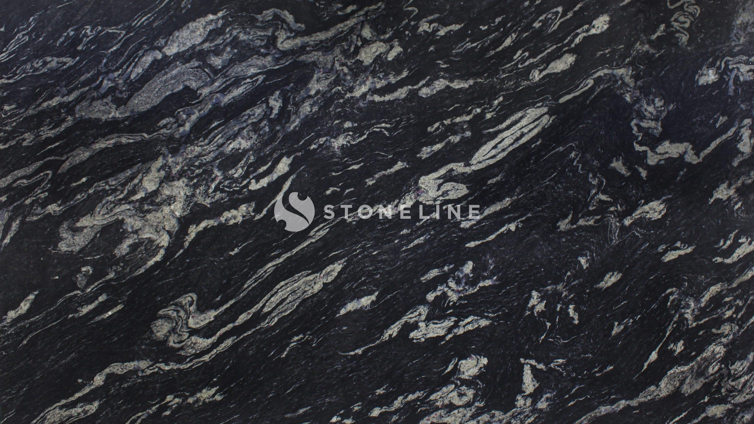 Dark marble texture with white veins pattern