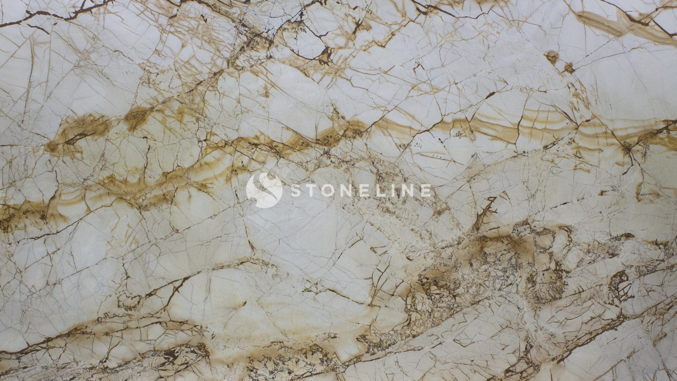 Close-up of brown marble texture pattern.