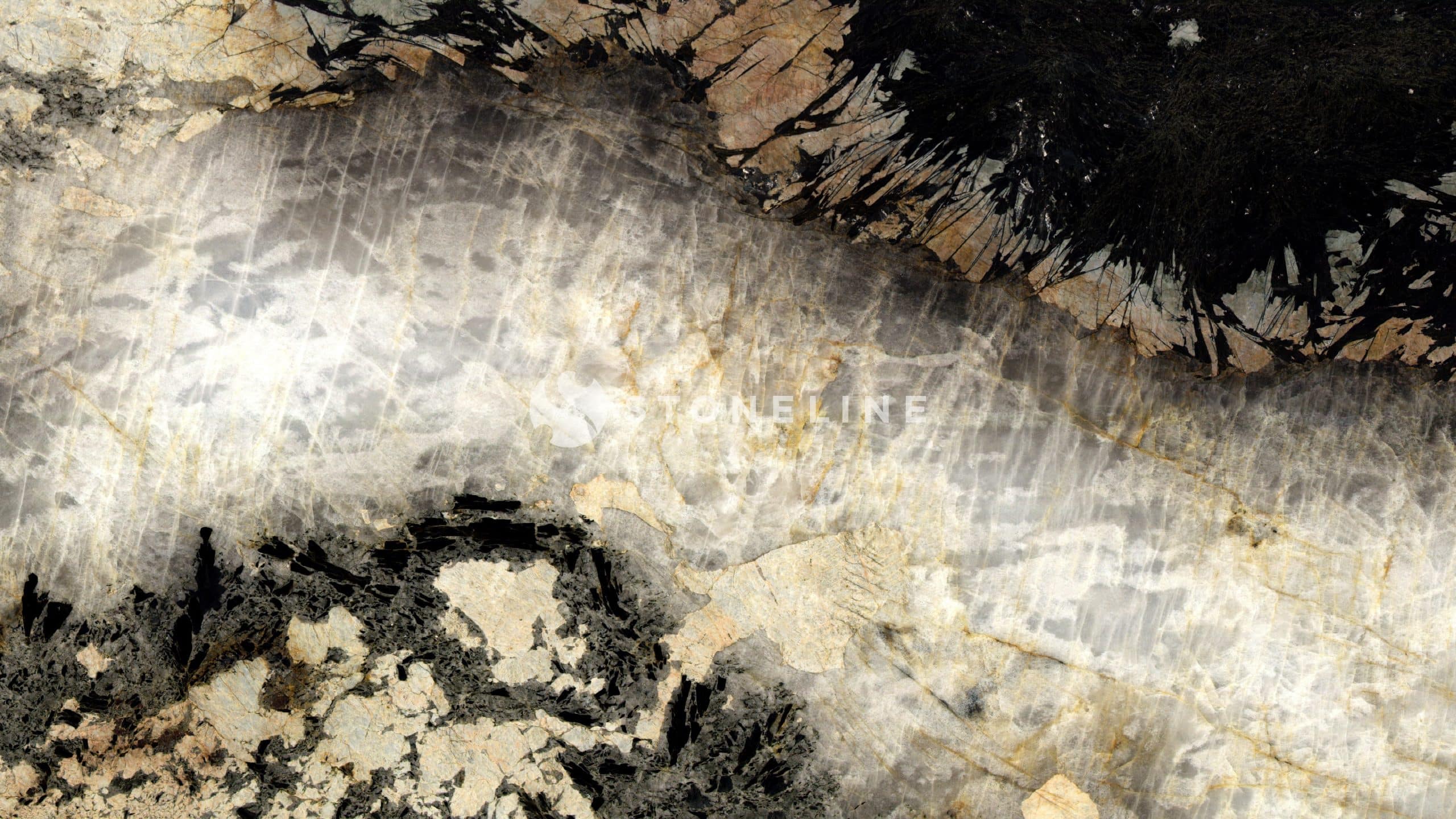 Abstract black and beige stone texture