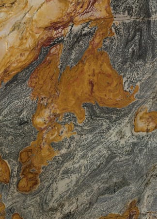 Colorful abstract marble texture with orange patterns