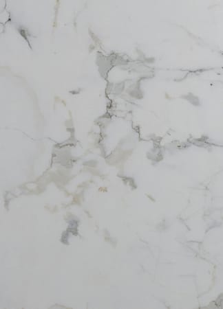 White marble surface with gray veins