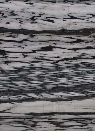Close-up of textured black and white marble surface.