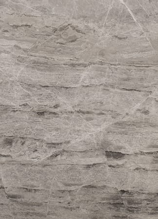 Close-up of gray marble texture with veins.