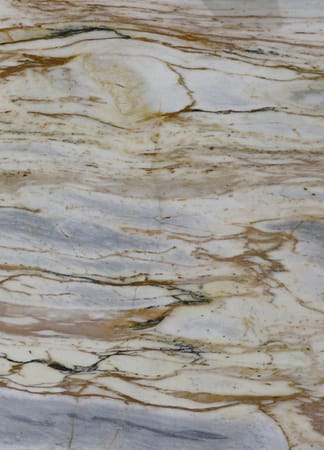 Close-up of polished marble surface with veins