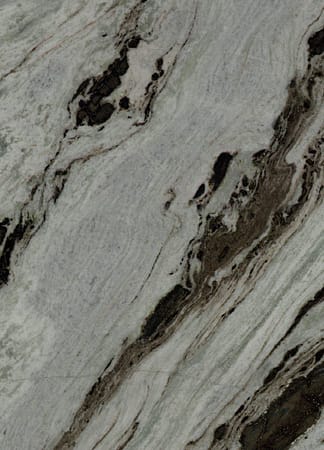 Close-up of textured marble surface with veins.