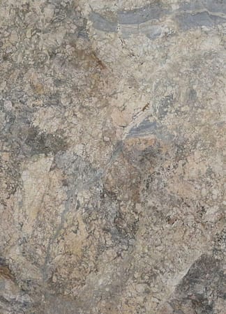 Close-up of beige and gray marble texture.