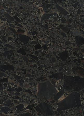 Dark brown marble texture with black patterns.