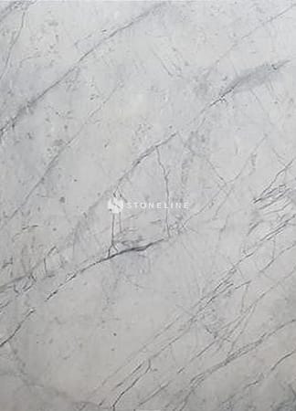 White marble texture with gray veining