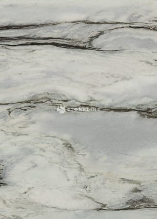 Close-up of textured marble slab surface.