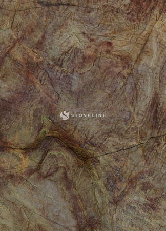 Textured brown marble surface with natural patterns.