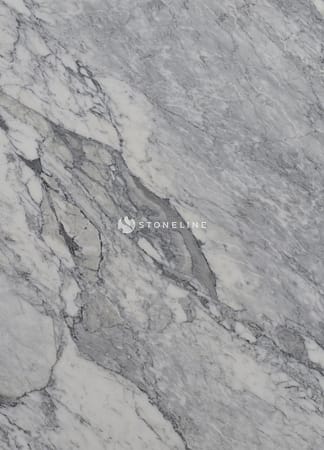 Gray and white marble texture close-up