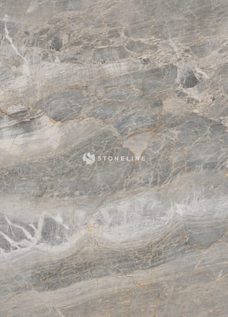 Gray stone texture with white and brown veins