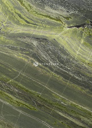 Green marble texture with natural patterns