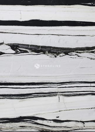 Black and white striped marble texture