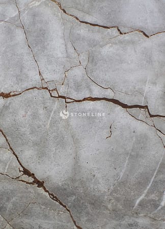 Gray marble with brown veins texture