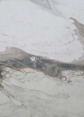 Close-up of gray and white marble texture