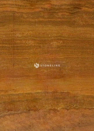 Brown marble slab with natural veining patterns.