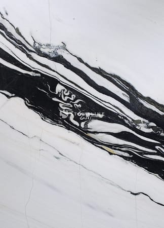 Black and white marble texture with veins