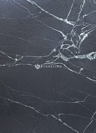 Dark marble surface with white veins