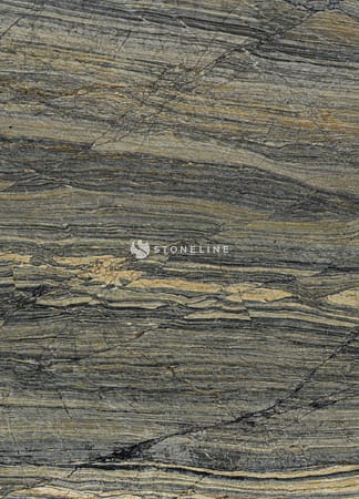 Close-up of natural stone texture with layered patterns.